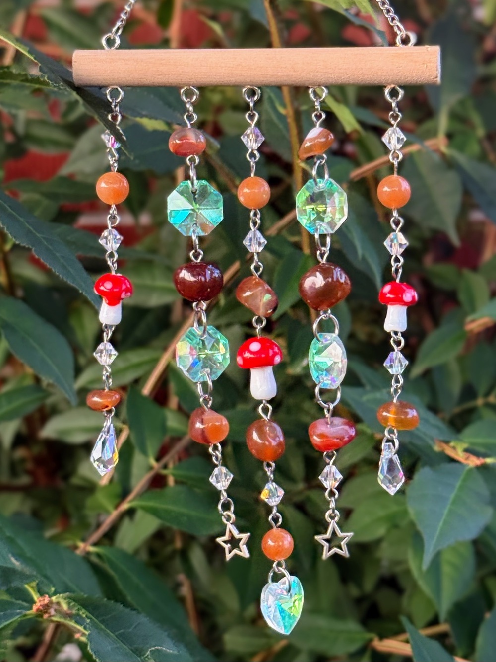 Hanging Carnelian Suncatcher